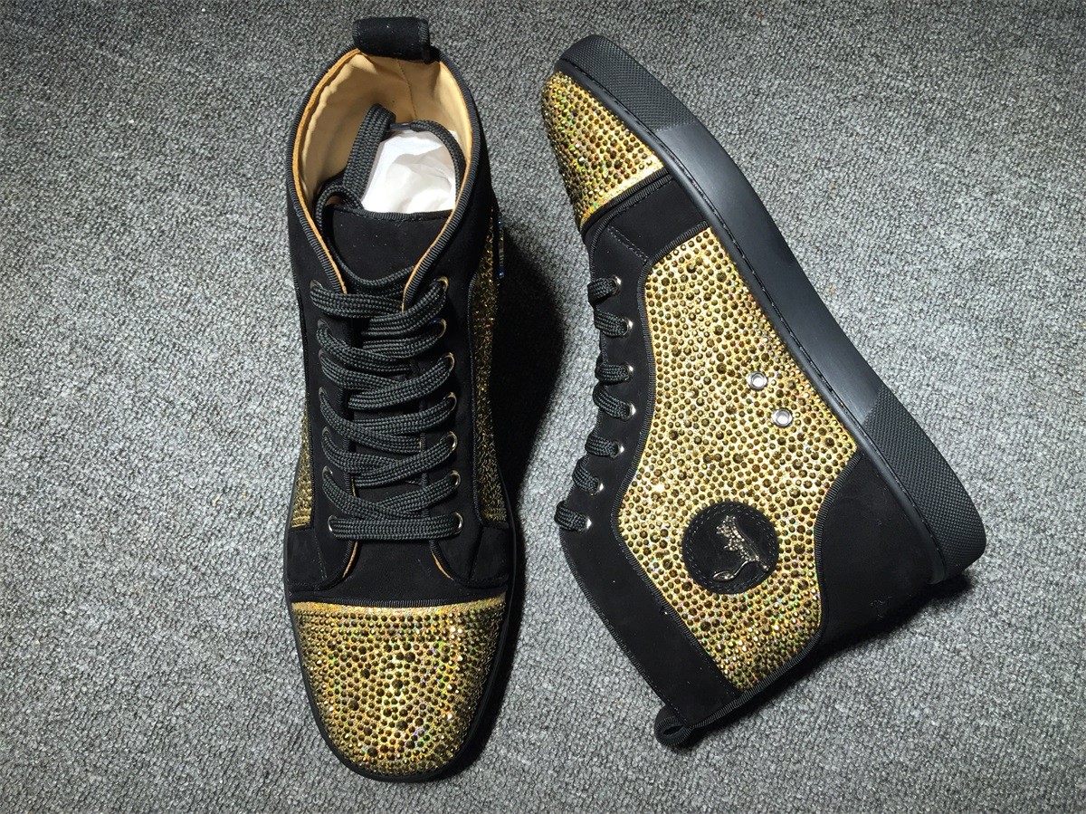 black and red louboutins mens
