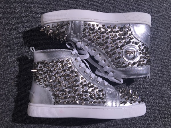 sneakers with silver bottom
