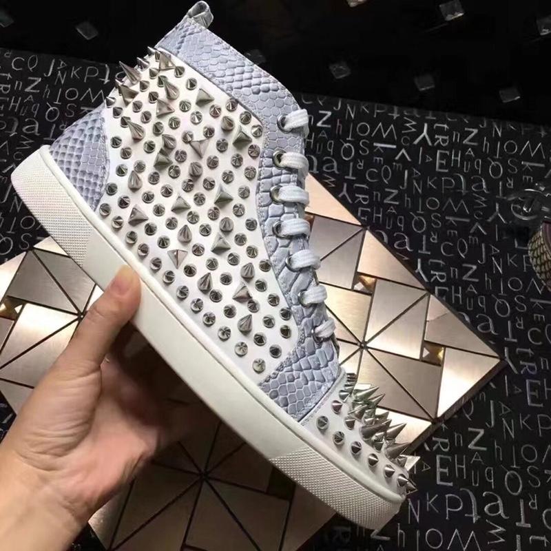 snakeskin red bottoms