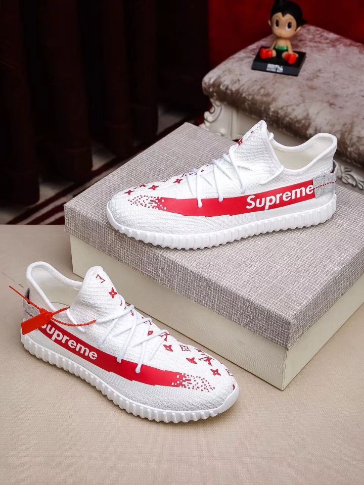 supreme red sneakers