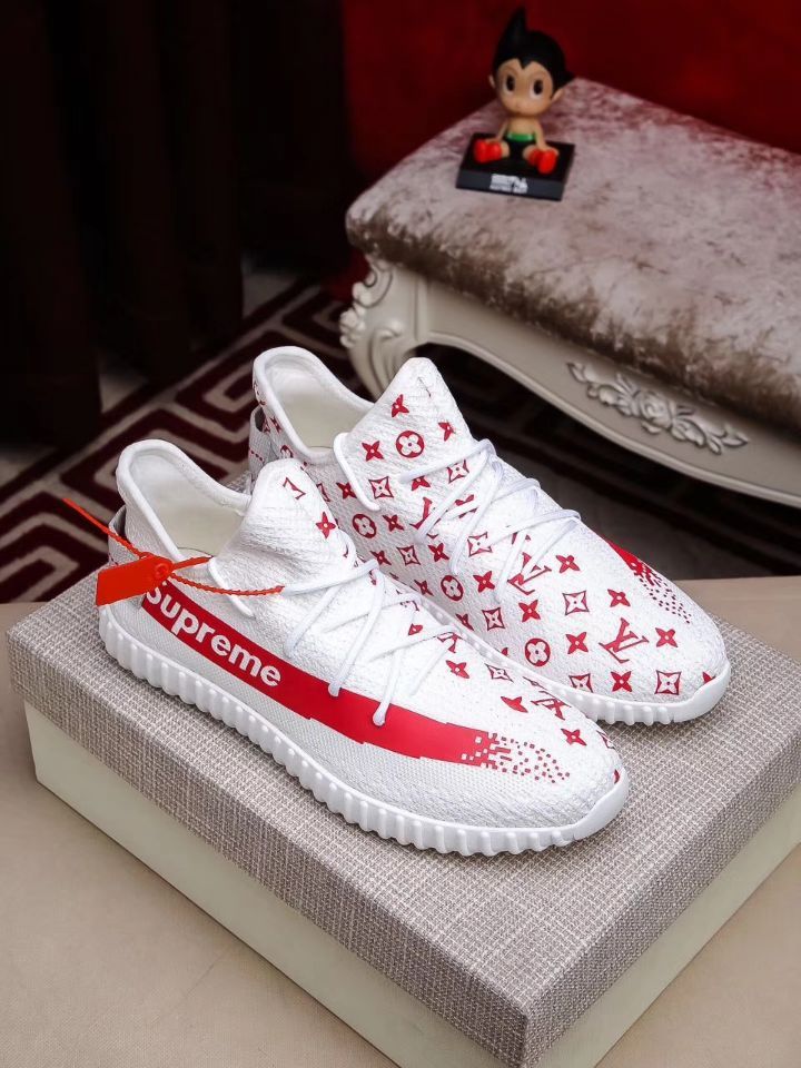 supreme red sneakers