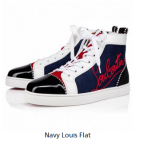 christian louboutin Lou Navy Louis Flat shoes