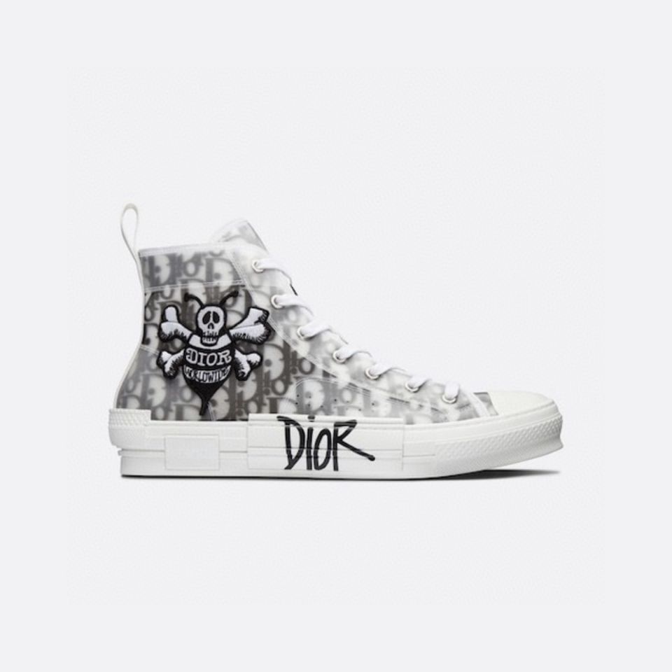 red bottom shoes for men - Dior x Stussy B23 High-Top Sneakers - red ...