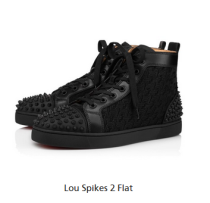 christian louboutin Lou Spikes 2 Flat  shoes