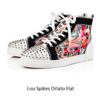 christian louboutin Lou Spikes Orlato Flat Sneaker