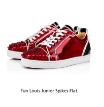christian louboutin Fun Louis Junior Spikes Flat Sneaker