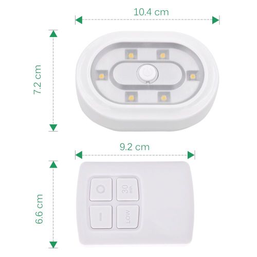 Wireless Remote Control Led Under Cabinet Puck Lights Battery Powered Led Night Lights Controlled With Rf Remote Dimmable And Timer Functions Strong Magnets Night lights └ lighting └ home, furniture & diy all categories antiques art baby books, comics & magazines business, office & industrial cameras.