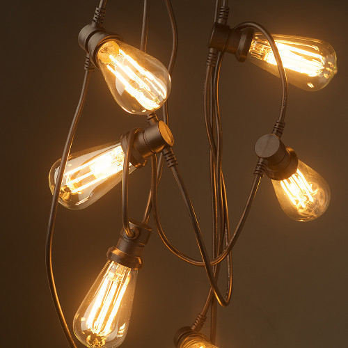 St64 Vintage Edison Led Long Filament Light Bulb St21 6w Screw E26