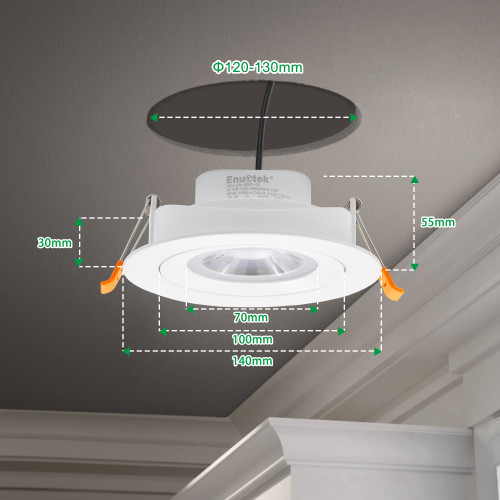 4 Inch 12w Led Downlights Retrofit Halogen Recessed Ceiling