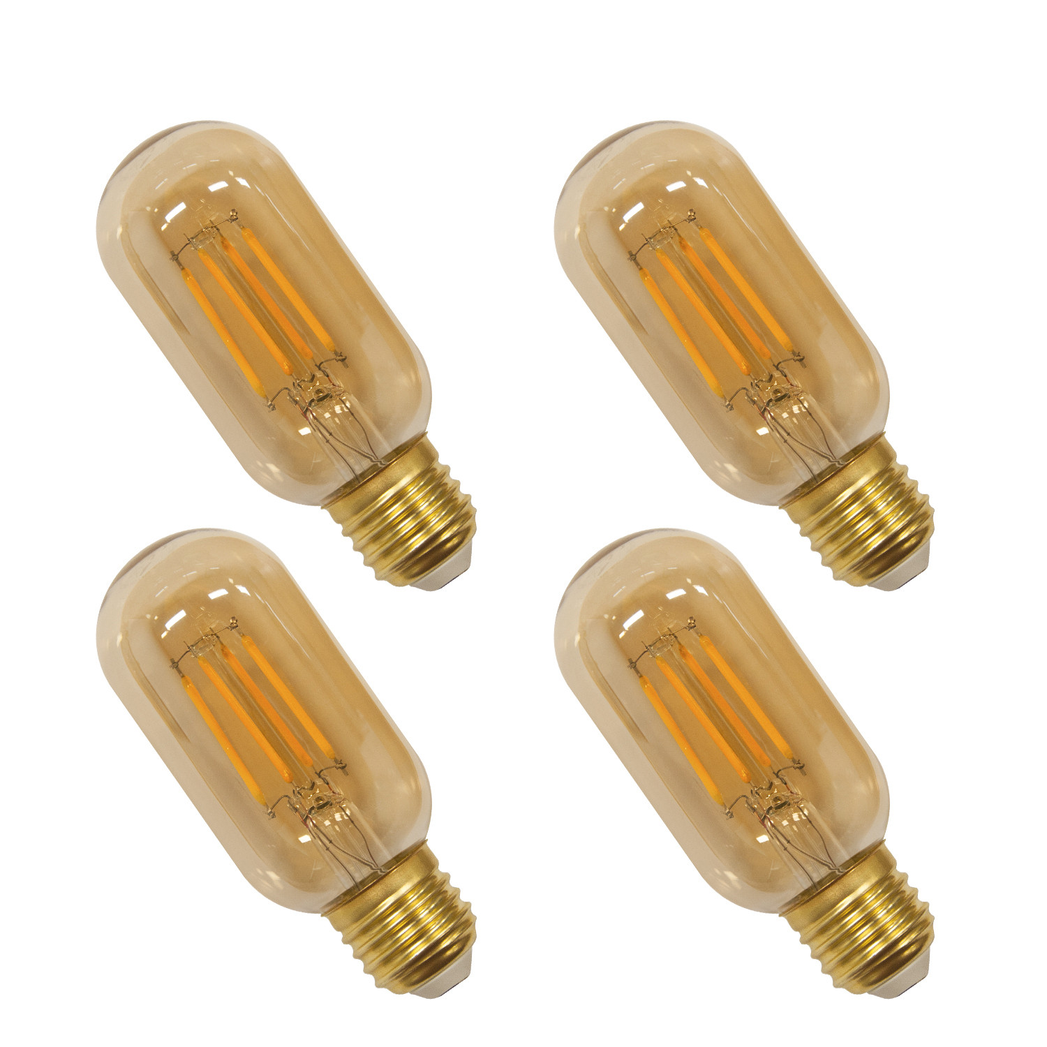 Old Fashioned Edison T45 E27 4W LED Filament Light Bulb Lamp Vintage