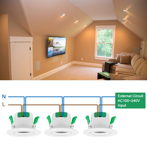 Angled 7w Mini Led Spot Downlights For Sloped Ceiling Recessed Lighting Warm White 3000k Hole - Recessed Lighting Angled Ceiling Angled 7w Mini Led Spot Downlights For Sloped Ceiling Recessed Lighting Warm White 3000k Hole - Recessed Lighting Angled Ceiling