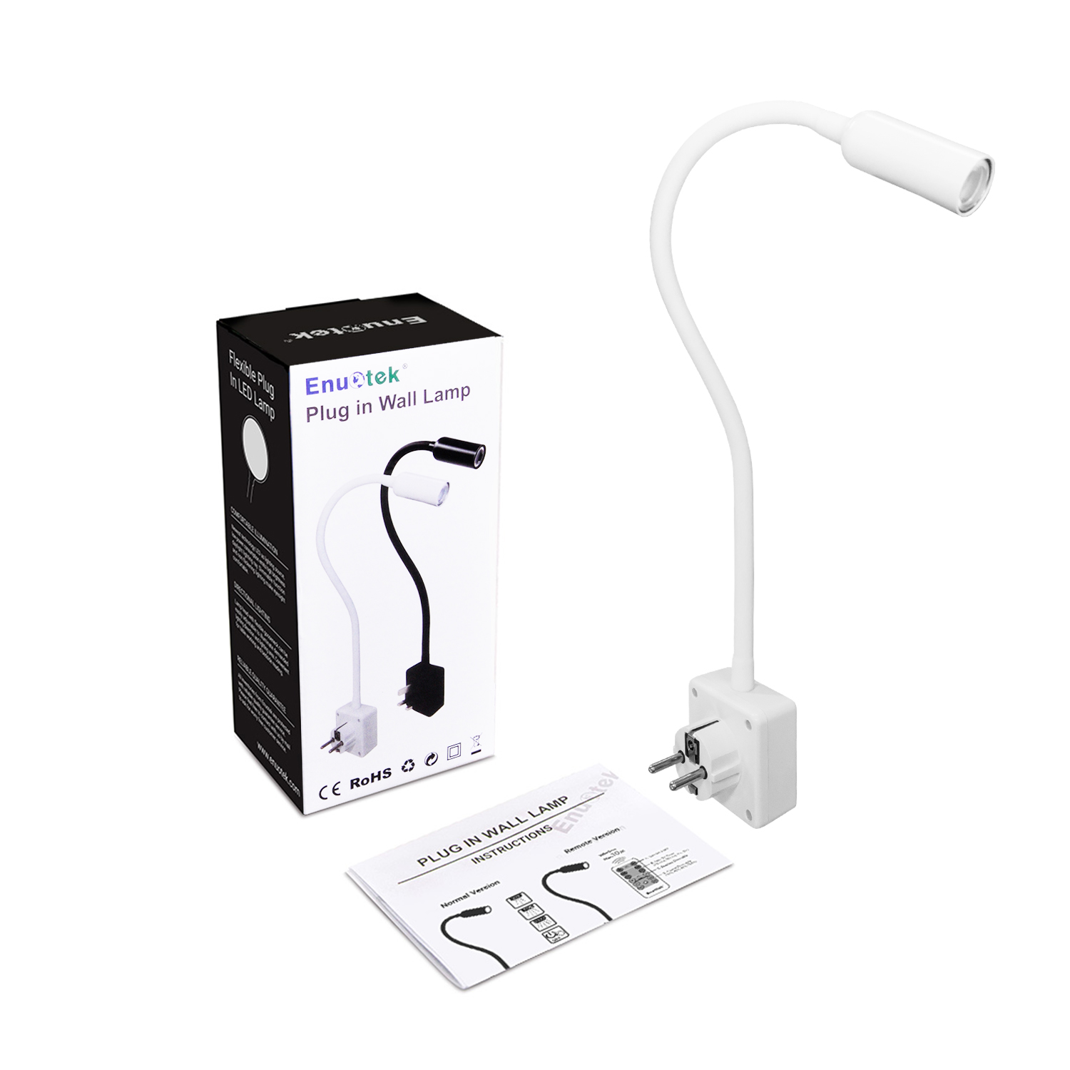 plug in wall reading light