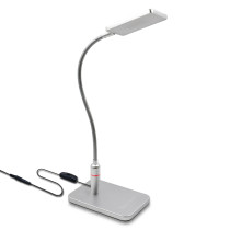 Touch Dimmable Black LED Desk Lamp Flexible Metal LED Bedside Table Reading Light Energy Saving 5W LED Eye Care Daylight Lighting 5000K