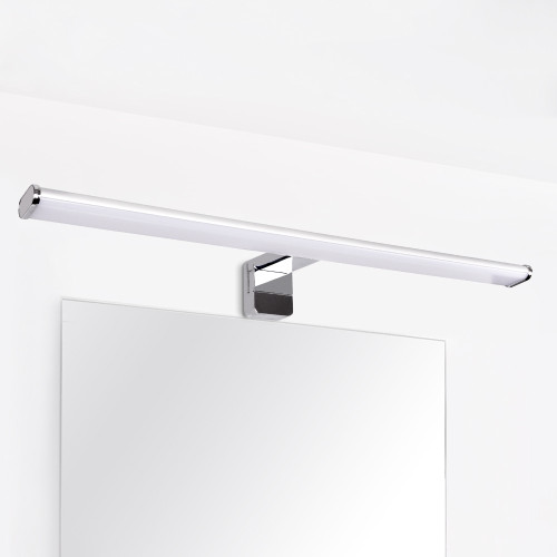 12W LED Bathroom Vanity Wall Light above Mirror Lighting Fixture Lamp Width 600MM IP44 Dampproof 1000Lm Natural White Lighting 4000K Clip/ Above/ Wall installation 1 Lamp