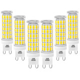Super Bright 10W 900Lm G9 GU19 LED Capsule Light Bulbs Replace 60W Halogen Lamp Cool white 6000K AC100-265V Not Dimmable CE ETL Approved 6 Pack by Enuotek