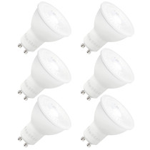 7W GU10 LED Spotlights LED Spot Light Bulbs 3 Steps Dimmable for ON/ OFF Switch Cool White 6000K 100%-40%-15% Brightness 38° Wide Beam Angle Replace 60W Halogen Lamp 6 Pack