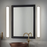 15W LED Bathroom Over Mirror Vanity Wall Light Under Cabinet Lamp with Pull Cord Switch IP44 60CM Lamp Length 180° Lighting Range 1400Lm Brightness Natural White 4000K 1 Lamp