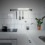 Connectible 5W LED Kitchen Under Cabinet Lamp Under Cupboard Light Tube Neutral White 4000K Length 325MM cETL Listed with Power Plug Replace T5 Fluorescent Light 1 Lamp by Enuotek