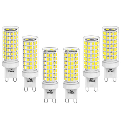The Brightest G9 GU9 LED Capsule Light Bulbs 11W 1000Lm Small Corn Light Bulbs Warm White 3000K AC110-120V The Brightest G9 LED Light Bulb 6 Pack by Enuotek The Brightest G9 GU9 LED Capsule Light Bulbs 11W 1000Lm Small Corn Light Bulbs Warm White 3000K AC110-120V The Brightest G9 LED Light Bulb 6 Pack by Enuotek