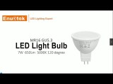 7W MR16 LED Spot Light Bulbs 60W Halogen Light Bulb Replacement 120° Beam Angle Cool White 5000K 12V AC DC GU5.3 Bi-Pin Base Not Dimmable Replace 60W Halogen Lamp 6 Pack
