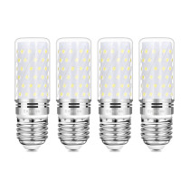 E27 LED Corn Bulbs, 7W Edison Screw, 120W Incandescent Bulb Equivalent, 1200Lm 6000K Daylight White, AC100-265V, Non-Dimmable LED Lamp Bulb for Ceiling Lamp, Bedroom, Kitchen& Bathroom 4 Pack