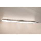 Connectible Hardwired 9W Kitchen LED Lighting Bars Under Cabinet Hard Strip Lamps 4000K Neutral White Lamp Length 573MM with British Power Plug Pack of 2 Lamps