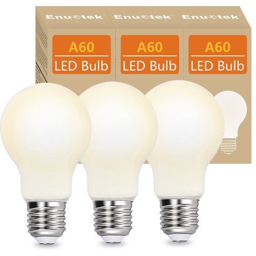 Edison E27 A60 8W LED Globe Light Bulbs Type A Energy Saving LED