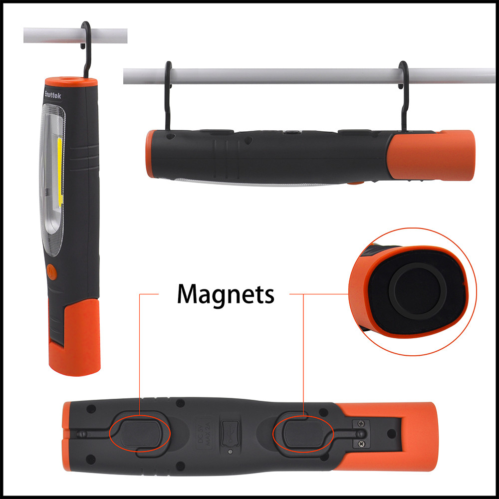 Rechargeable COB LED Work Light Cordless Magnetic LED Mechanics