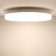 18W LED White Round Ceiling Panel Light Fixture CCT 3000K 4000K 5000K IP54 for Bathroom Kitchen Balcony Diameter 28CM High Brightness 1600Lm Not Dimmable