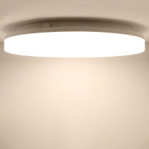 24W LED Large Round Bath Ceiling Panel Light Ceiling Lamp Diameter 33CM IP54 Waterproof CCT Selectable 3000K 4000K 5000K High Brightness 2100Lm Not Dimmable