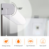 15W LED Bathroom Over Mirror Vanity Bath Wall Light Under Cabinet Lamp with Pull Cord Switch IP44 60CM Lamp Length 180° Lighting Range 1400Lm Brightness Natural White 4000K