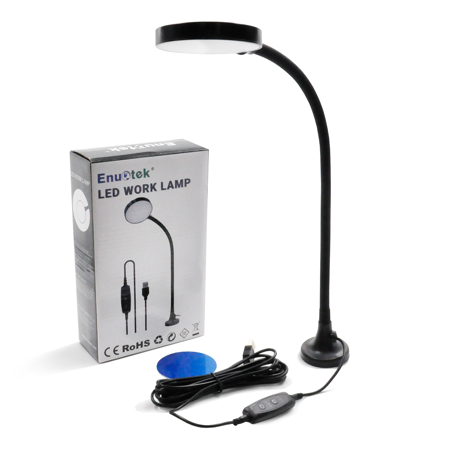 Flexible LED Work Light, 4W 350Lm LED Table Reading Light