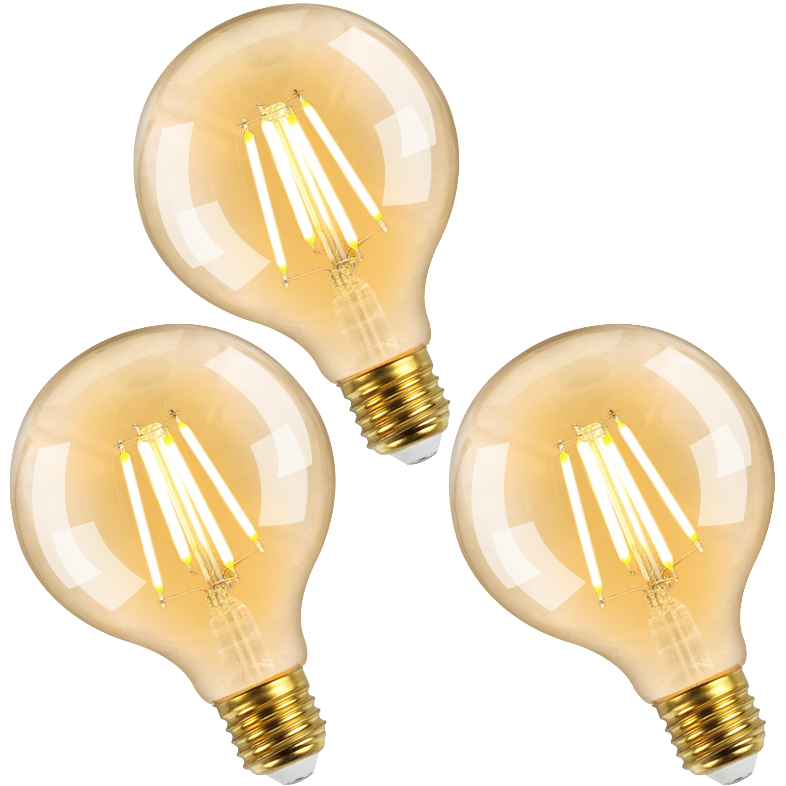 Ampoule LED GLOBE G95 GOLD E27 15W 1800K or 14 x 9,5 cm - 4MURS