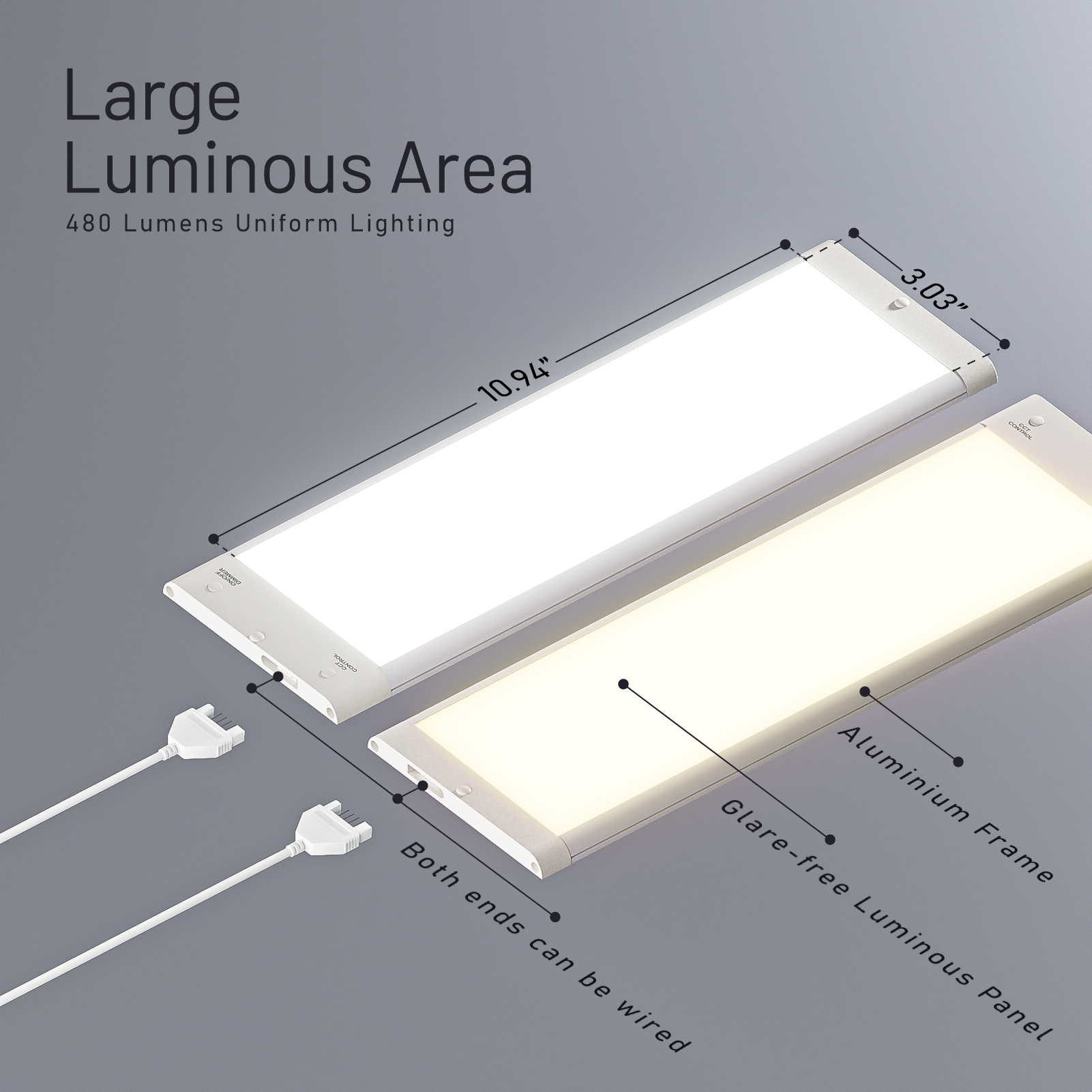 Plug in on sale panel light