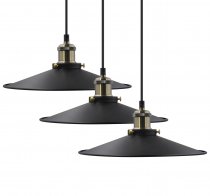 Black Vintage Ceiling Long Hanging Pendant Lights Suspended