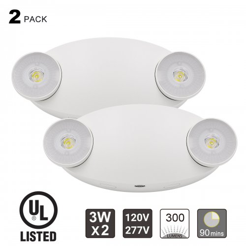 Wall Mounted Automatic Led Emergency Exit Lamp With Battery Backup