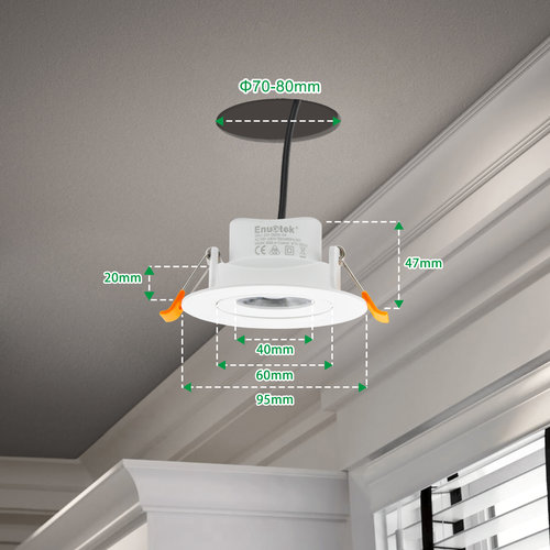 Page 1 Of Led Recessed Ceiling Light Www Enuotek Com