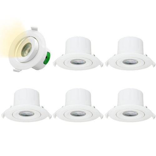 3 Inch Angled 9w Led Spot Downlights Recessed Ceiling