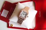 高品質カルティエ サントス コピーシリーズ レディース 自動巻き