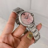 定番人気カルティエ バロンブルー コピーシリーズ レディース クオーツ3色