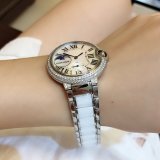 大人気新作カルティエ バロンブルー コピーシリーズ レディース クオーツ