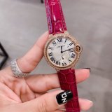 定番人気カルティエ バロンブルー コピーシリーズ レディース クオーツ5色