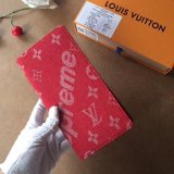 シュプリーム財布コピー 2020新品 LOUIS VUITTON supreme デニム二つ折長財布 男女兼用