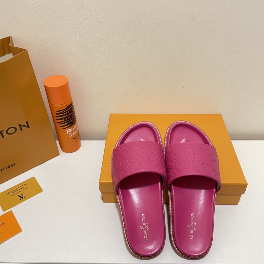ルイヴィトン靴コピー 大人気2022新品 Louis Vuitton レディースサンダル-スリッパ