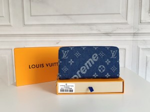 肌触り最高な ルイヴィトン x シュプリーム メンズ 長財布 コピー 60017