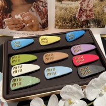 日本未入荷 ミュウミュウ ヘアピン コピー 11色