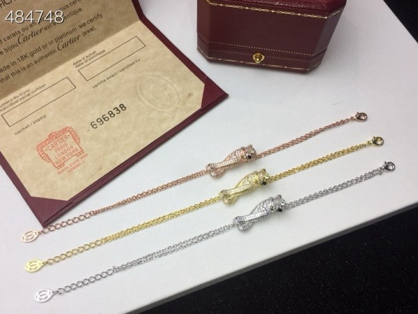 入手困難品！カルティエ ブレスレット 18K 偽物 3色