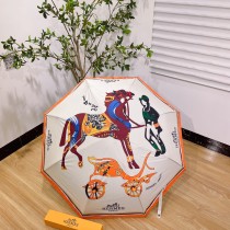 使い勝手良 2024 エルメス 新作 雨晴兼用折りたたみ傘 自動開閉 スーパーコピー