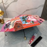☆超人気☆ 2024 シャネル 新作 雨晴兼用3段折りたたみ傘 自動開閉 スーパーコピー