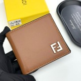 売上総額１位！ フェンディ 男女兼用 折り財布 偽物 942